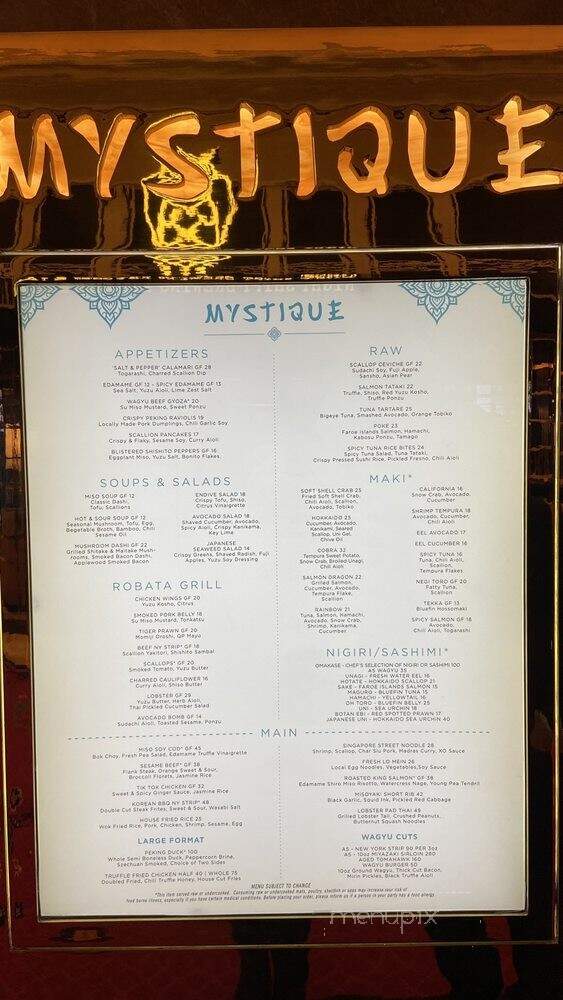 Mystique Asian Restaurant & Lounge - Everett, MA