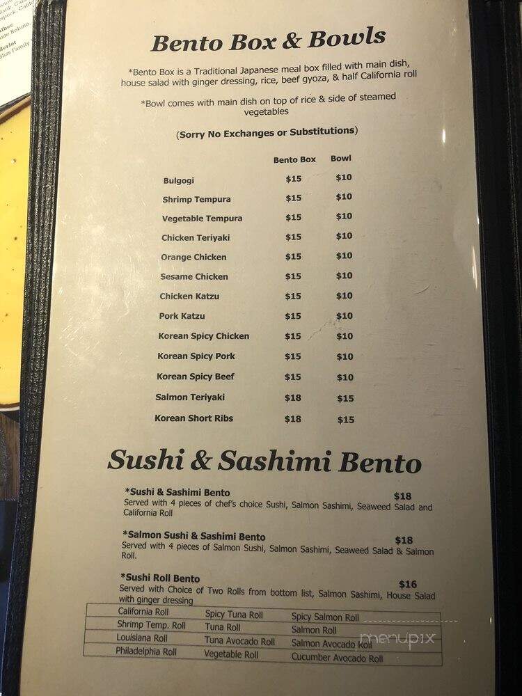 Hungry Belly - Dallas, TX menu_pic