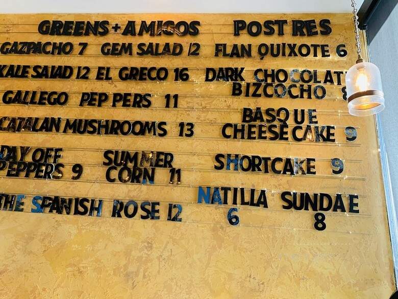 Valencian Gold - Las Vegas, NV menu_pic