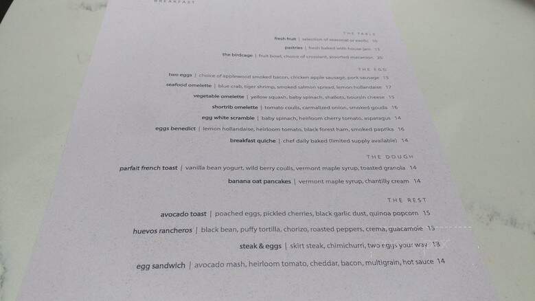 Luca Restaurant - San Diego, CA menu_pic
