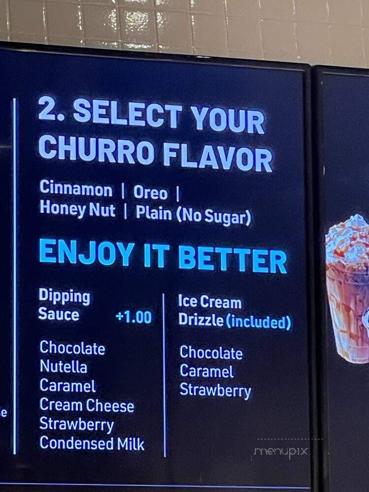 Street Churros - Monterey Park, CA menu_pic