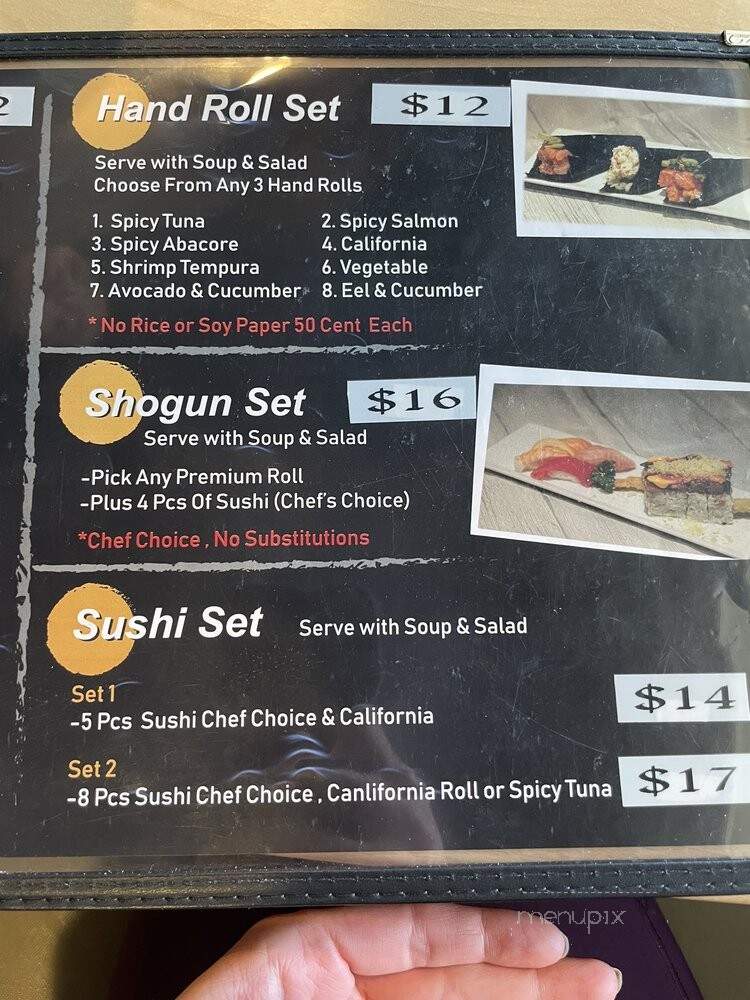 Kin Sushi - Lagunahills, CA menu_pic