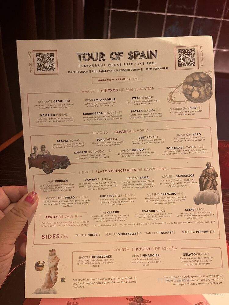 Mad - Houston, TX menu_pic