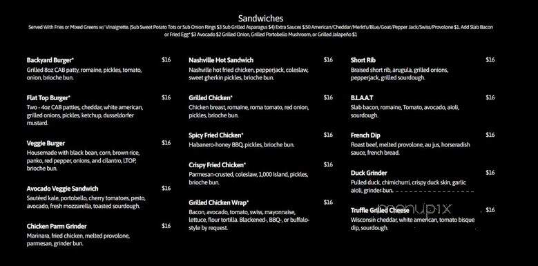 Wolcott Tap - Chicago, IL menu_pic