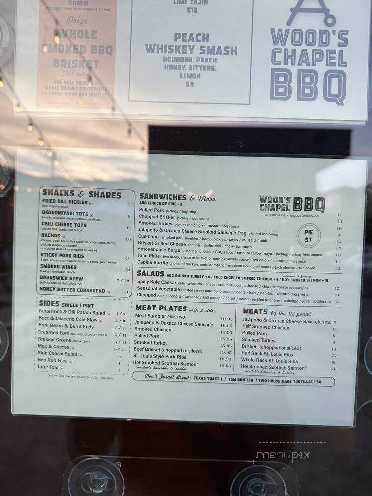 Wood's Chapel BBQ - Atlanta, GA menu_pic
