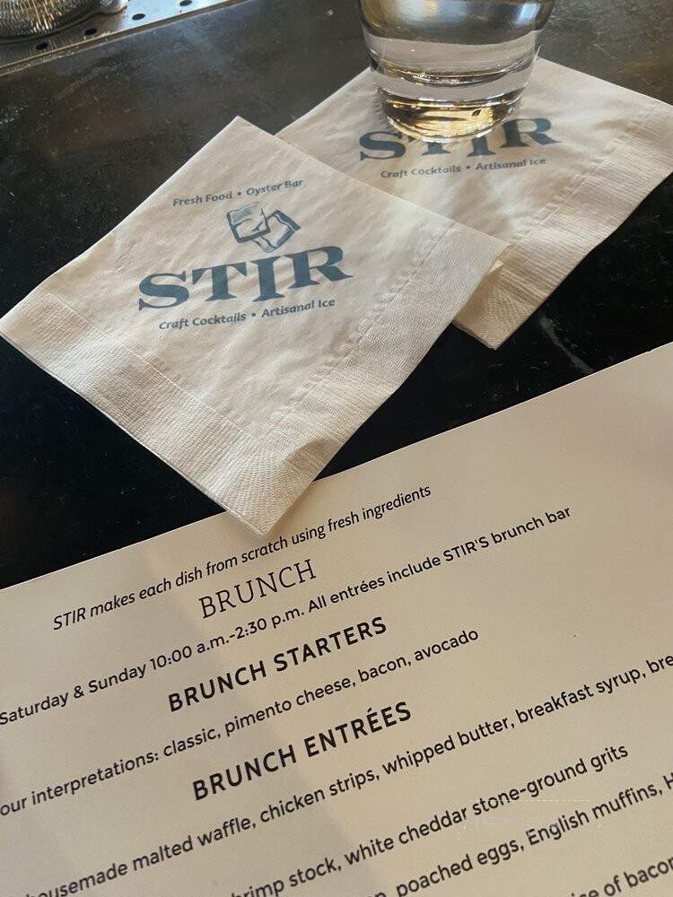 Stir - Raleigh, NC menu_pic