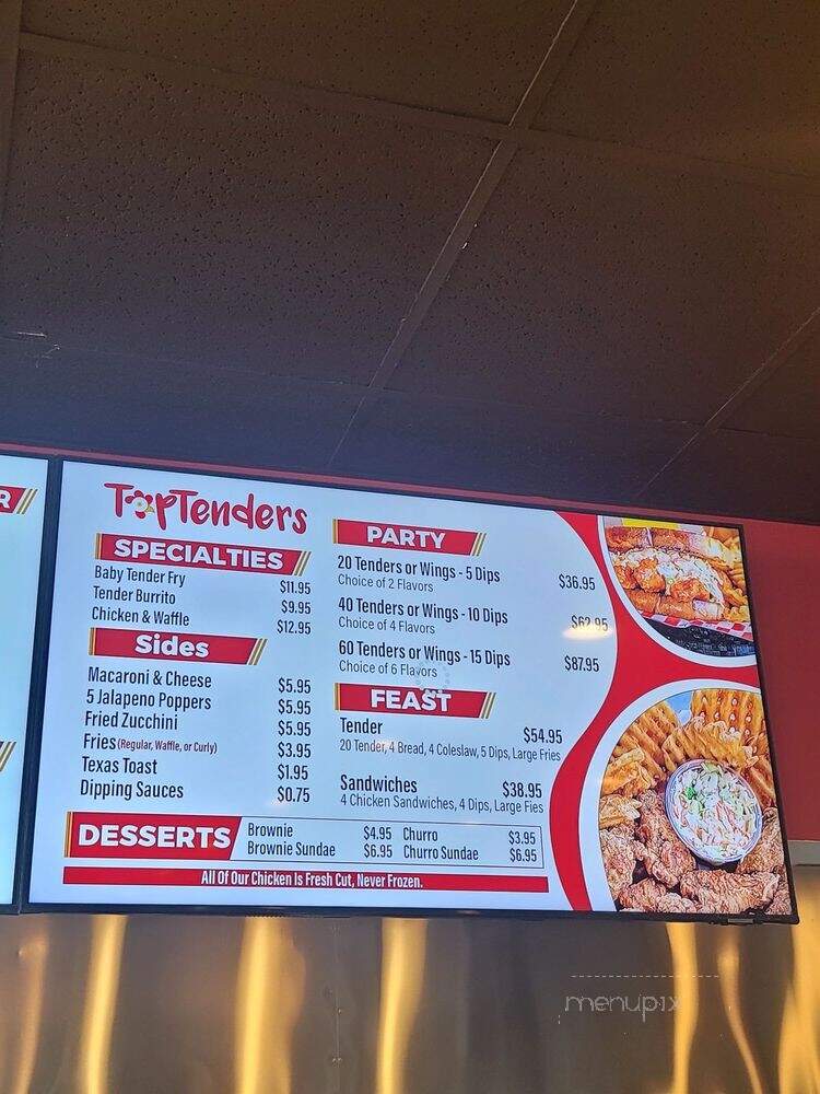 Top Tenders & Wings - Redondo Beach, CA menu_pic