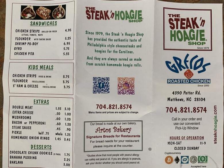 Steak 'n Hoagie Shop - Matthews, NC