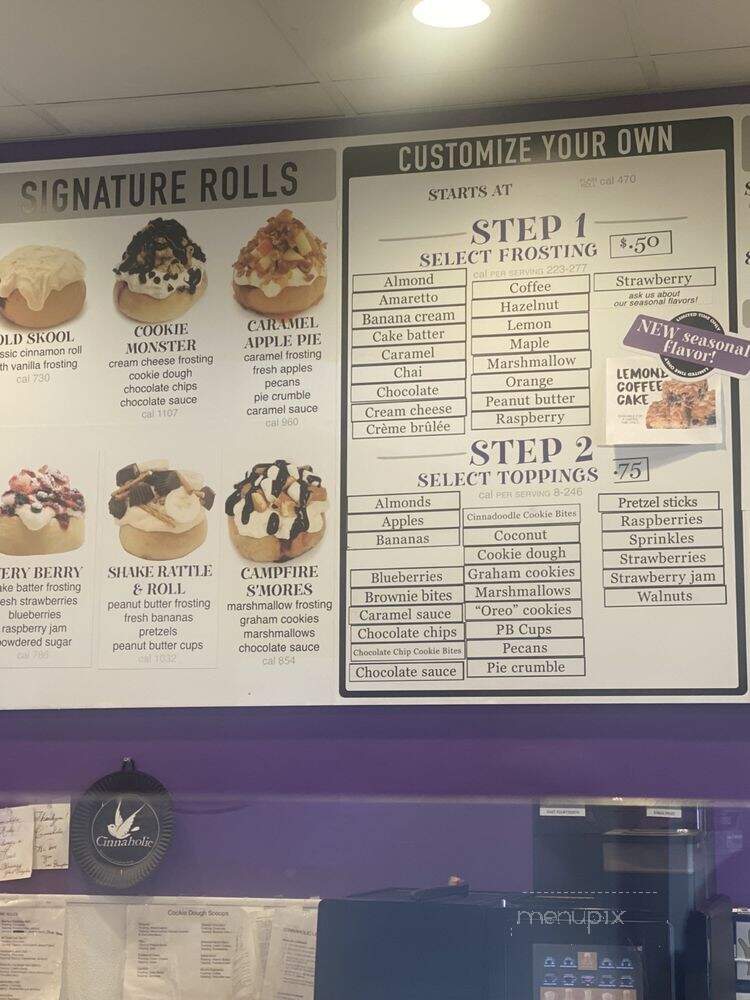 Cinnaholic - Concord, CA menu_pic
