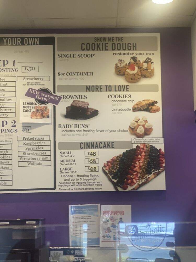 Cinnaholic - Concord, CA menu_pic