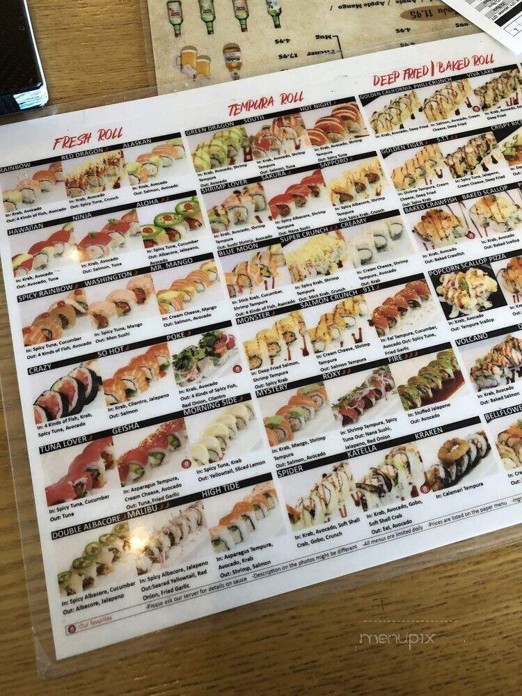 Heemo Sushi - Orange, CA menu_pic