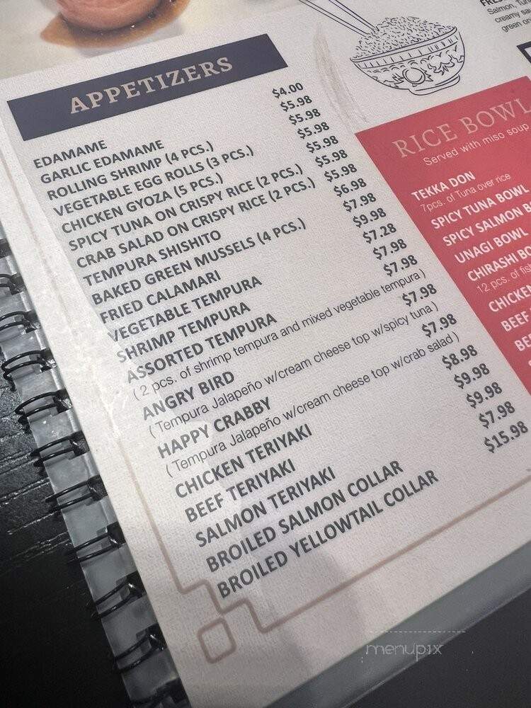 Sushi Joint - Norwalk, CA menu_pic