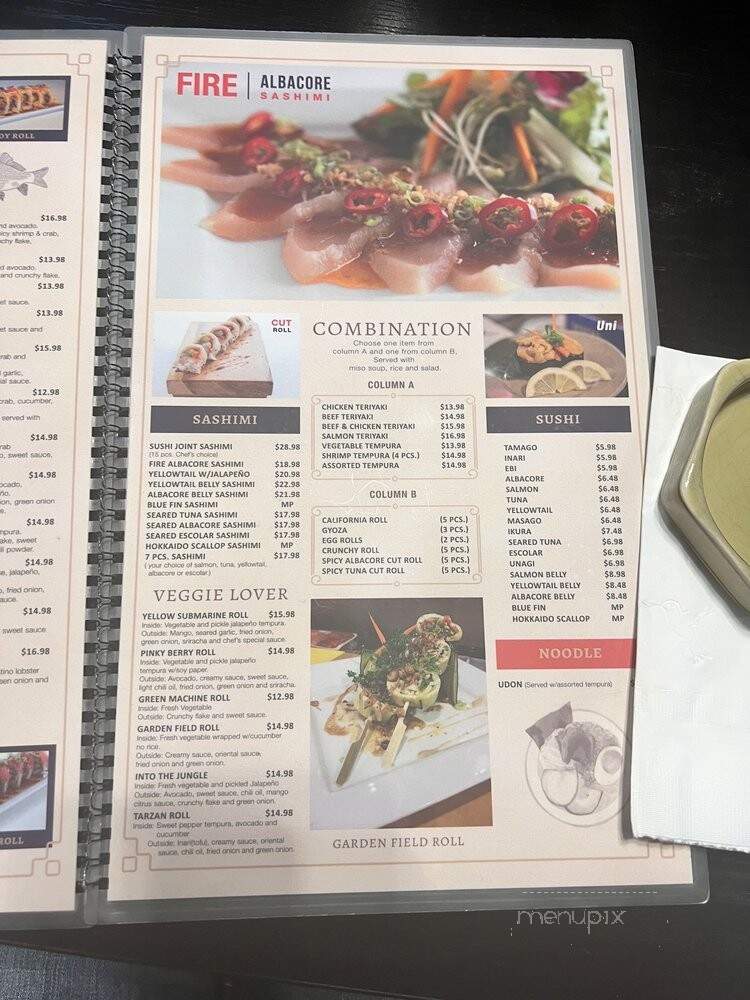 Sushi Joint - Norwalk, CA menu_pic