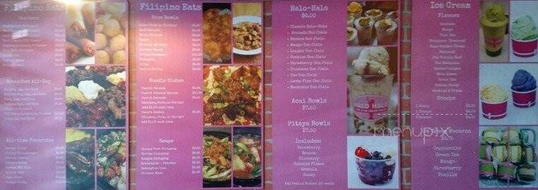 Halo Halo Cafe And Ice Cream Parlor - Poway, CA menu_pic