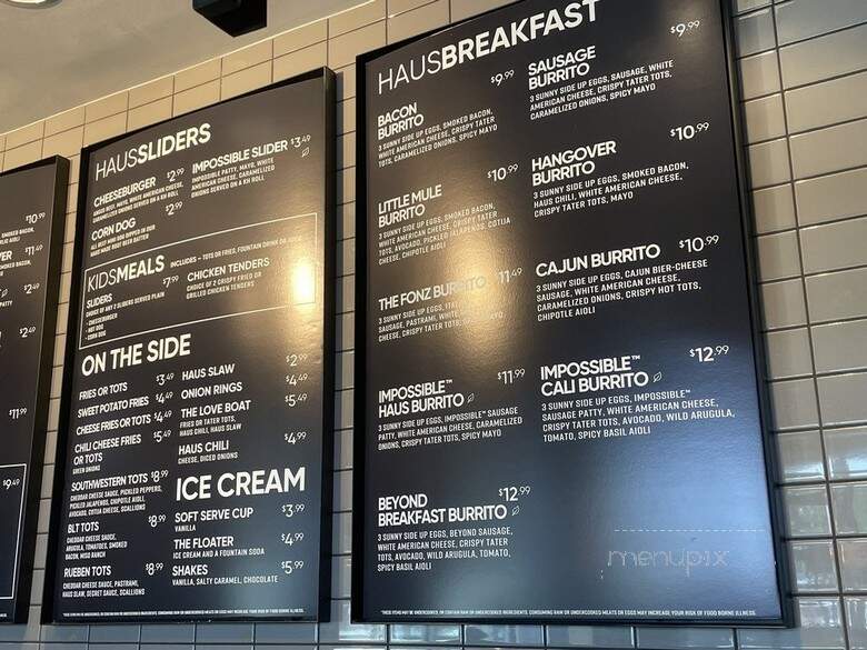 Dog Haus Biergarten - Arlington, TX menu_pic