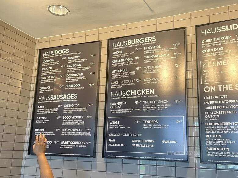 Dog Haus Biergarten - Arlington, TX menu_pic