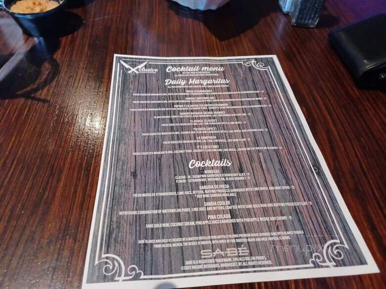 Xclusive Taqueria Moderna - Ladera Ranch, CA menu_pic