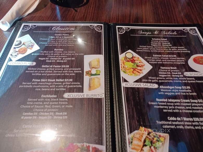 Xclusive Taqueria Moderna - Ladera Ranch, CA menu_pic