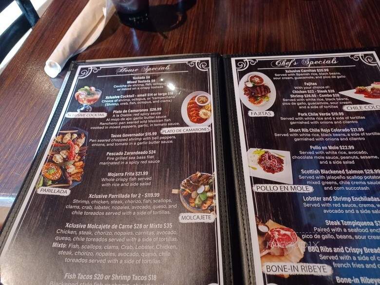 Xclusive Taqueria Moderna - Ladera Ranch, CA menu_pic