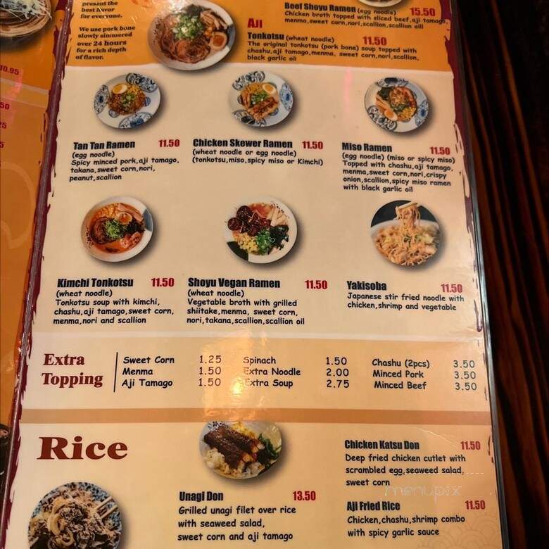 Aji Robota & Ramen Tomball - Tomball, TX menu_pic