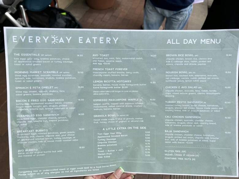 Everyday Eatery - Irvine, CA menu_pic
