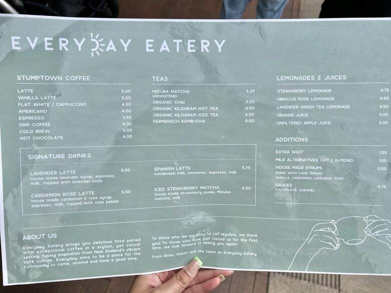 Everyday Eatery - Irvine, CA menu_pic