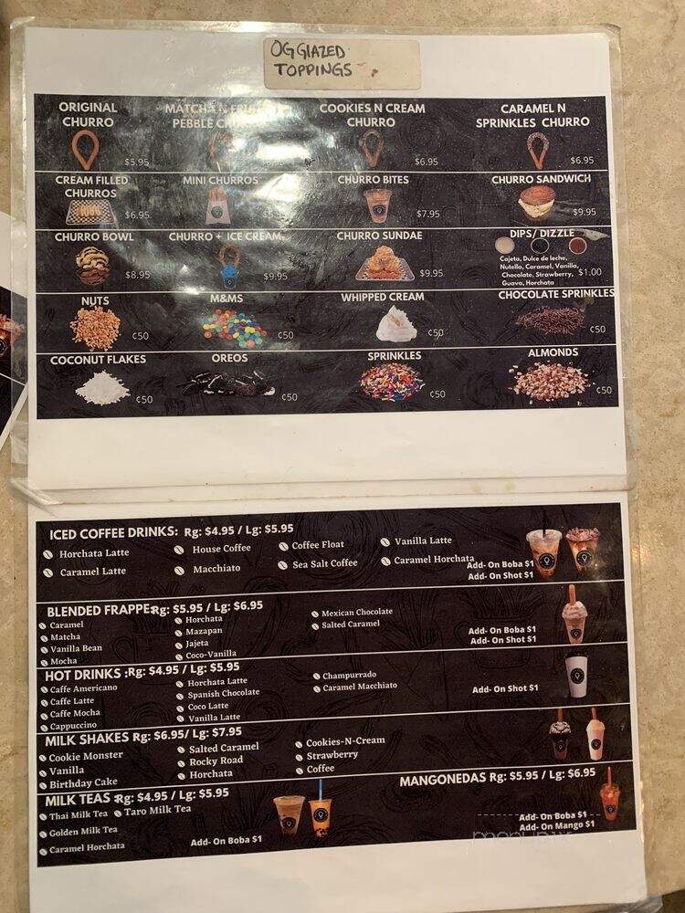 Churros n Cream - Riverside, CA menu_pic