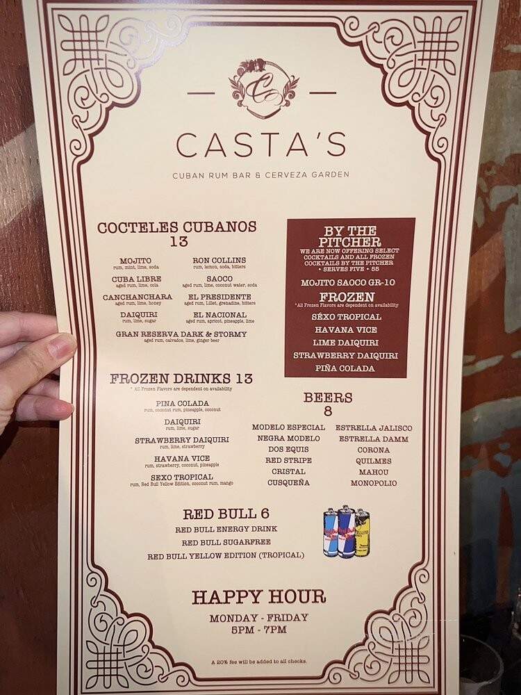 Casta's Rum Bar - Washington, DC