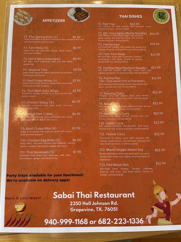 Sabai Sabai Southeast Asian Kitchen - Grapevine, TX