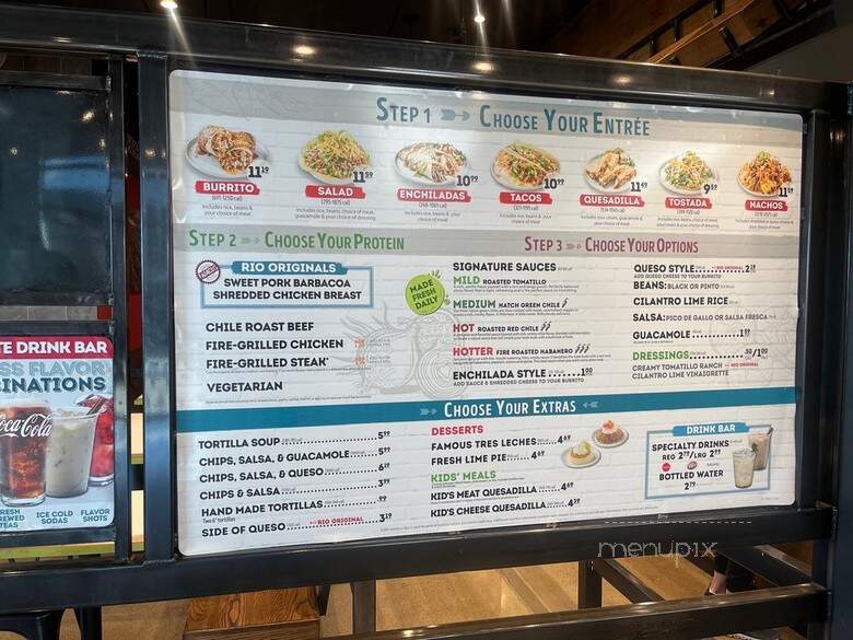 Cafe Rio - Henderson, NV menu_pic