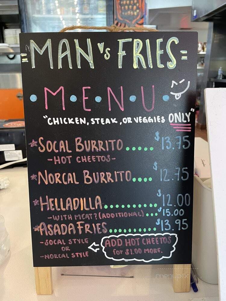 Man vs Fries - Livermore, CA menu_pic