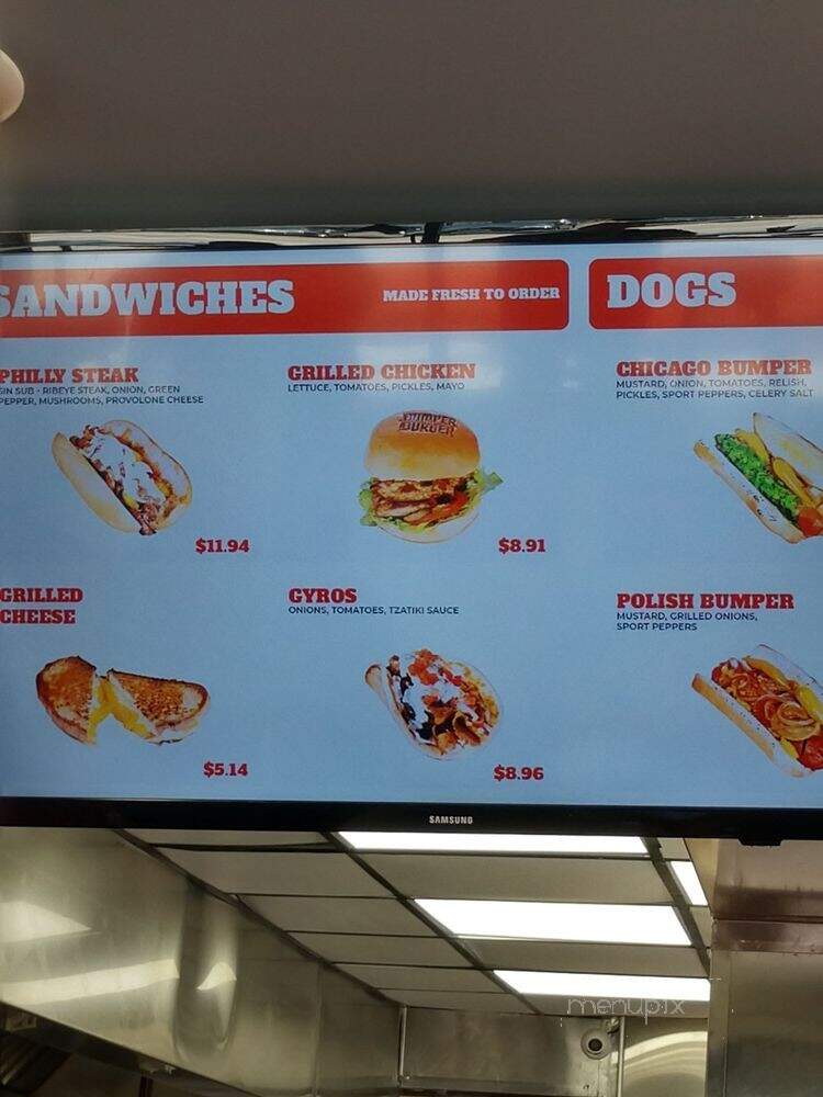 Bumper 2 Burger - Lombard, IL menu_pic