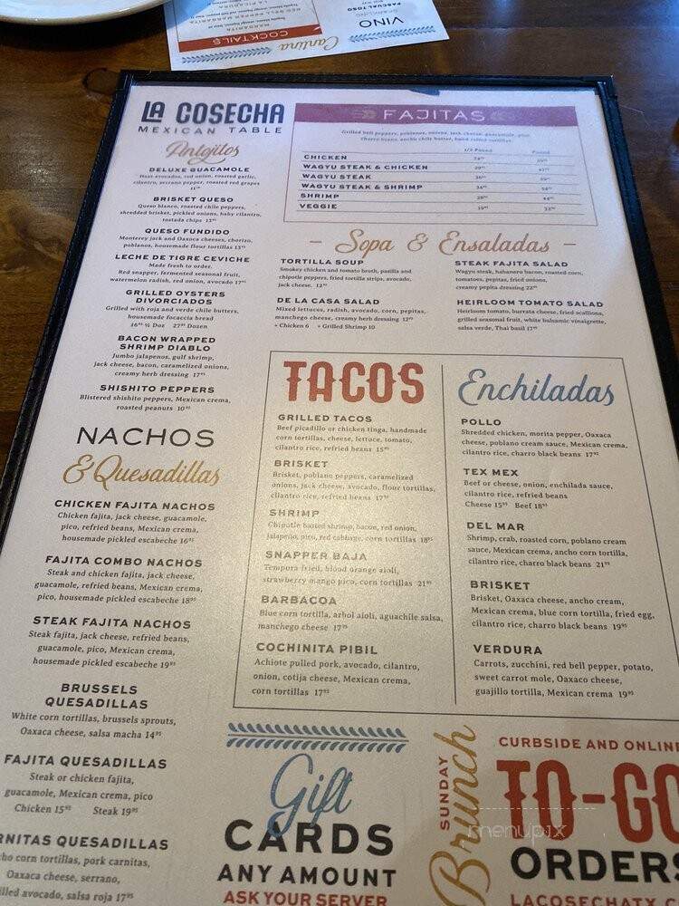 La Cosecha Mexican Table - New Braunfels, TX