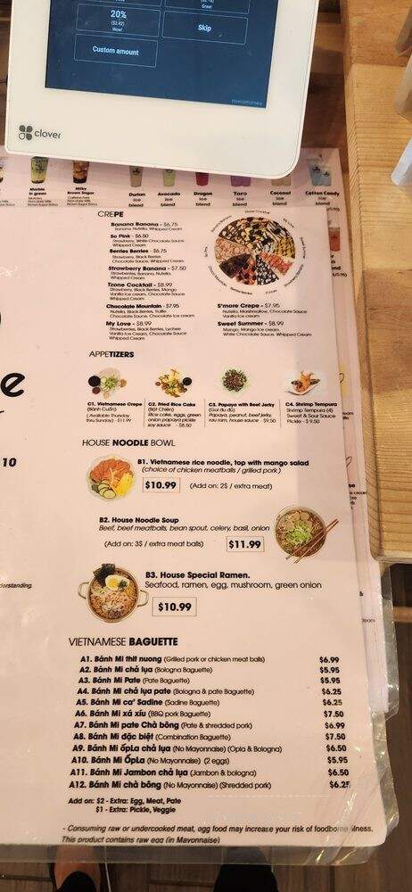 T.zone Dessert - Sterling, VA menu_pic
