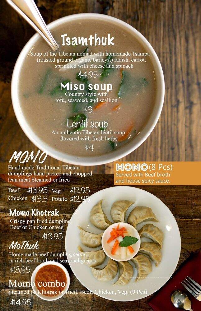 White Yak - Philadelphia, PA menu_pic