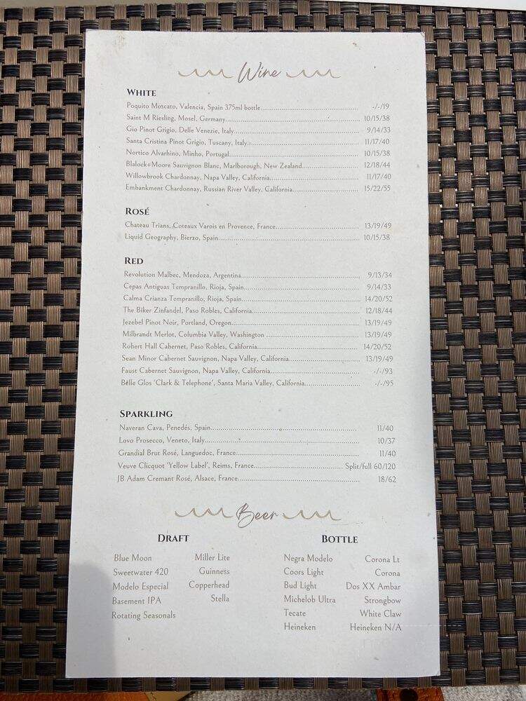 Mojave - Atlanta, GA menu_pic
