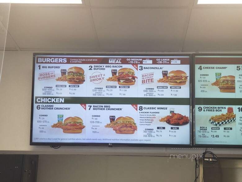 Rally's - Baldwin Park, CA menu_pic