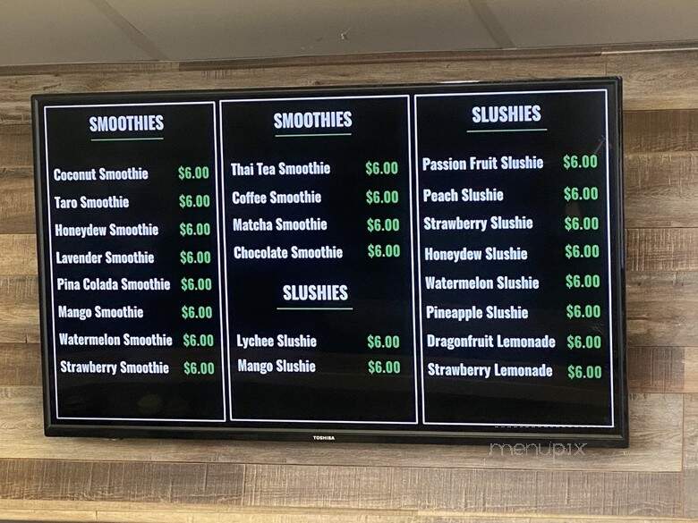 Tea It - Citrus Heights, CA menu_pic