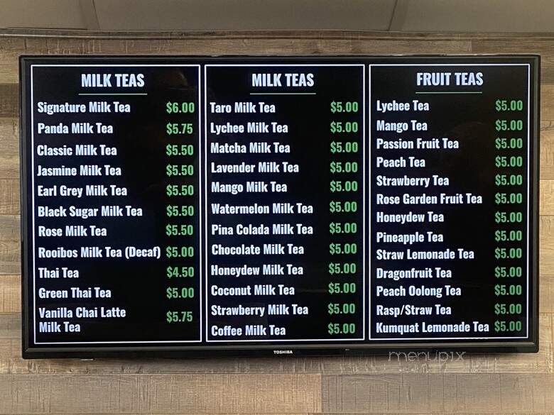Tea It - Citrus Heights, CA menu_pic