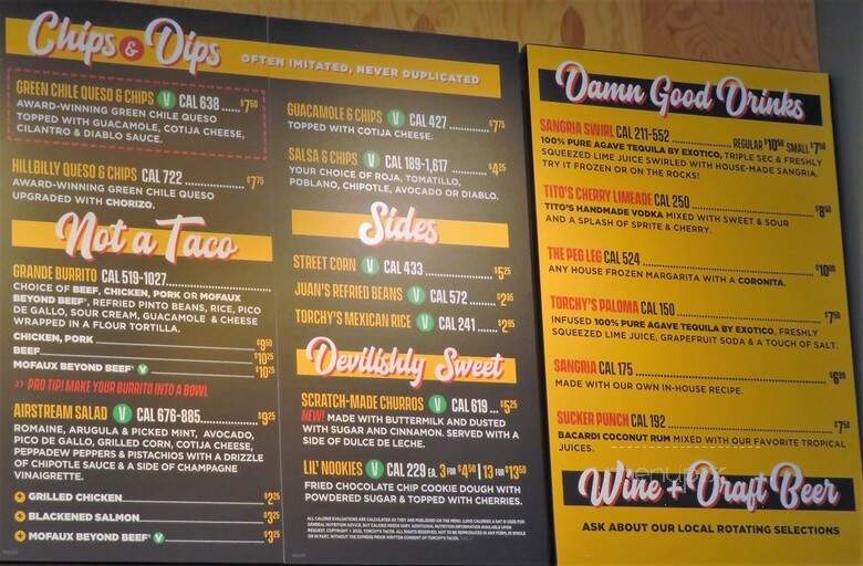 Torchy's Tacos - Houston, TX menu_pic