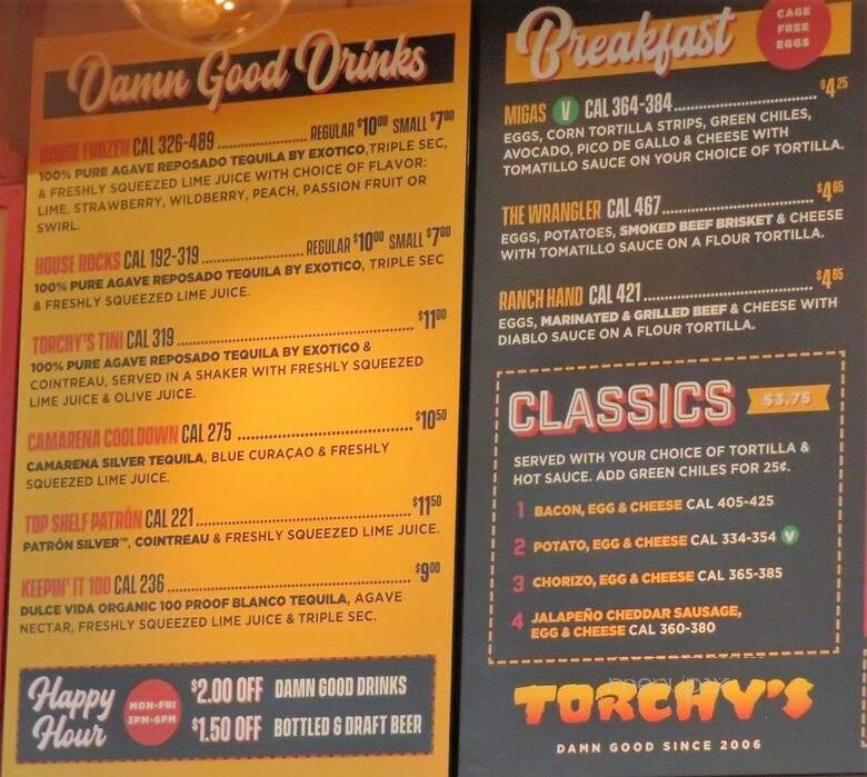 Torchy's Tacos - Houston, TX menu_pic