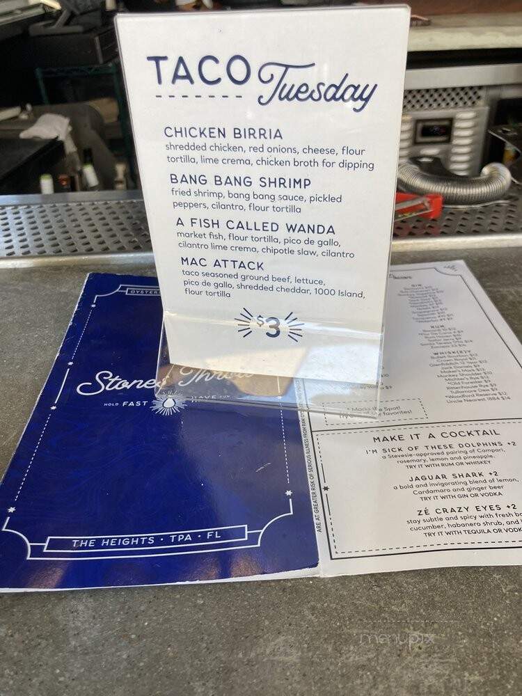 Stones Throw - Tampa, FL menu_pic