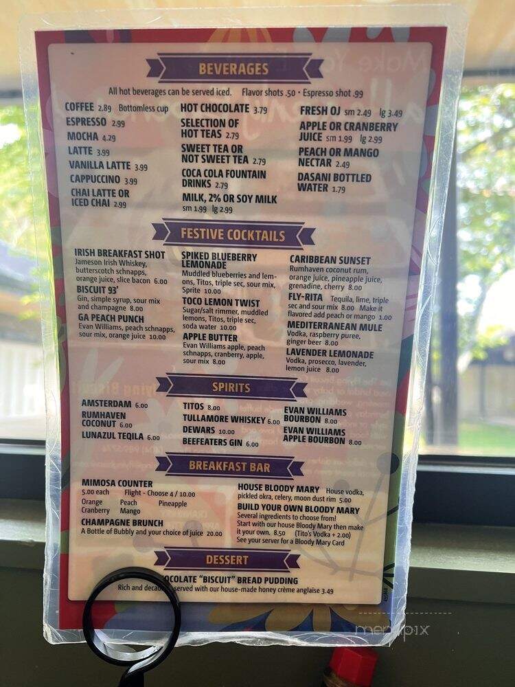The Flying Biscuit Cafe - Atlanta, GA menu_pic