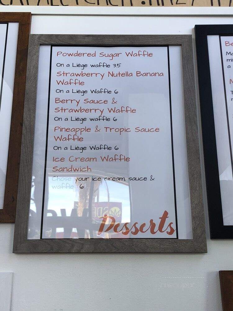 Belgian Beer & Waffle - San Diego, CA menu_pic