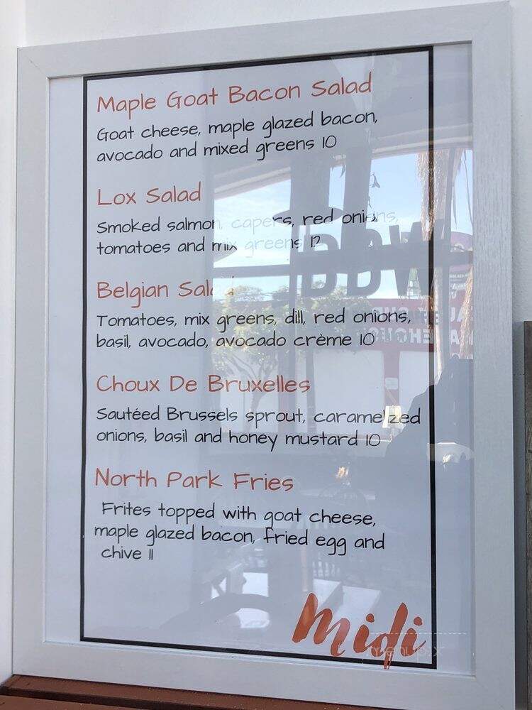 Belgian Beer & Waffle - San Diego, CA menu_pic