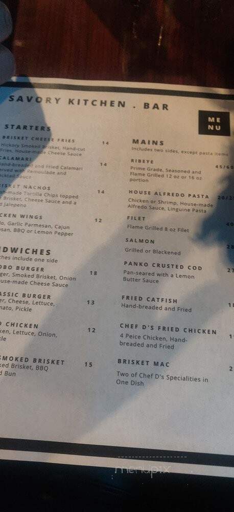 Savory Kitchen - Little Elm, TX menu_pic
