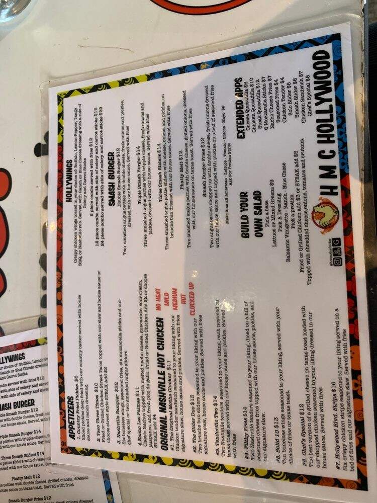 Hot Motha Clucker - Los Angeles, CA menu_pic