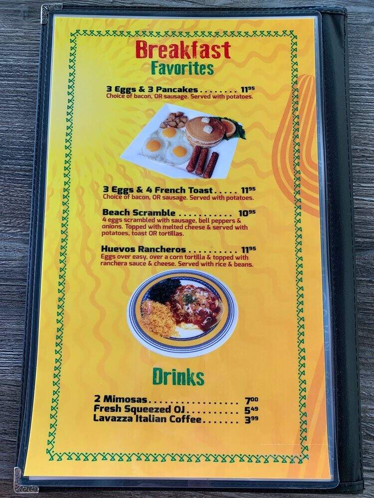 Las Fajitas Mexican Grill - Lake Forest, CA menu_pic