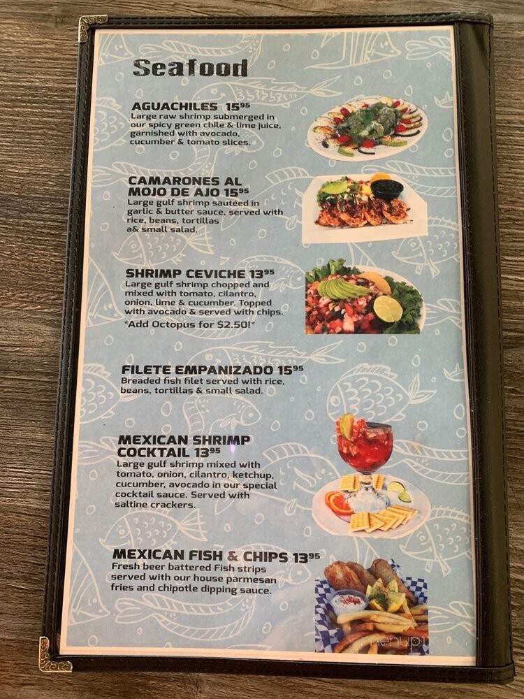 Las Fajitas Mexican Grill - Lake Forest, CA menu_pic