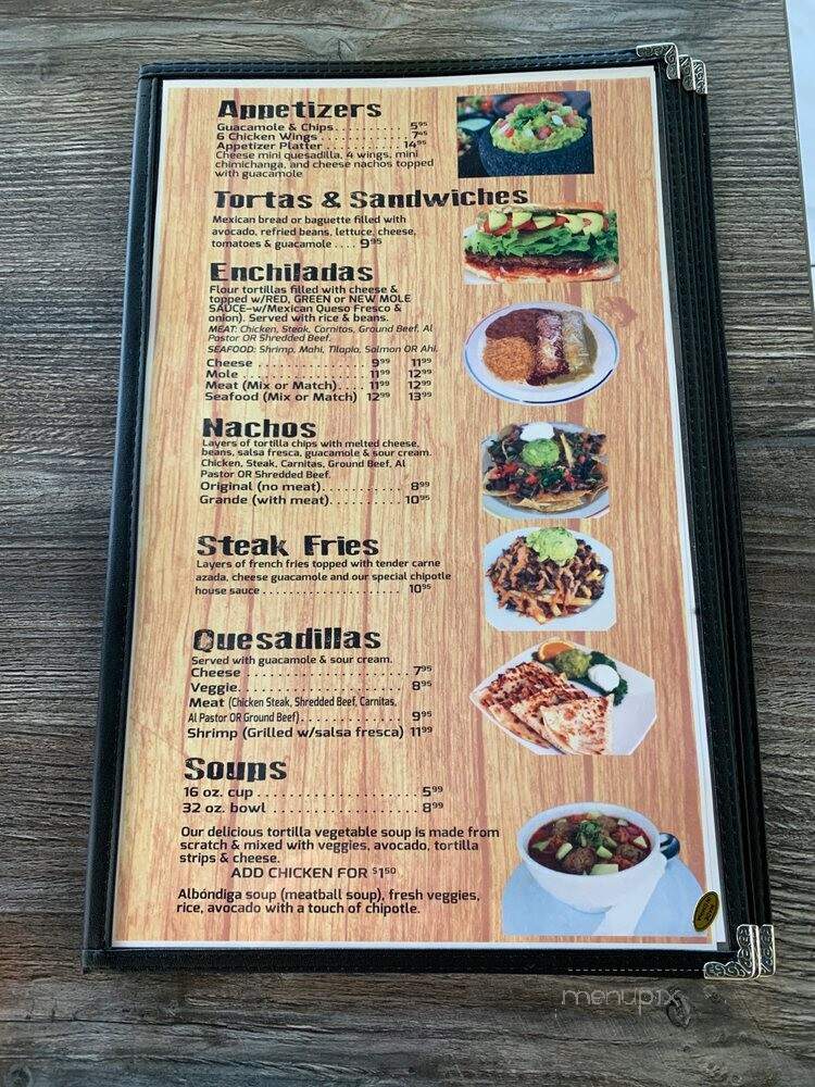 Las Fajitas Mexican Grill - Lake Forest, CA menu_pic